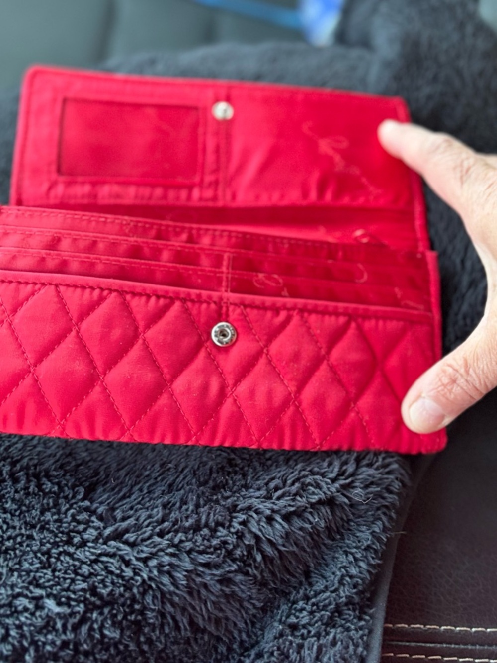 Vera Bradley quilted wallet/Wristlet - Picture 3 of 8